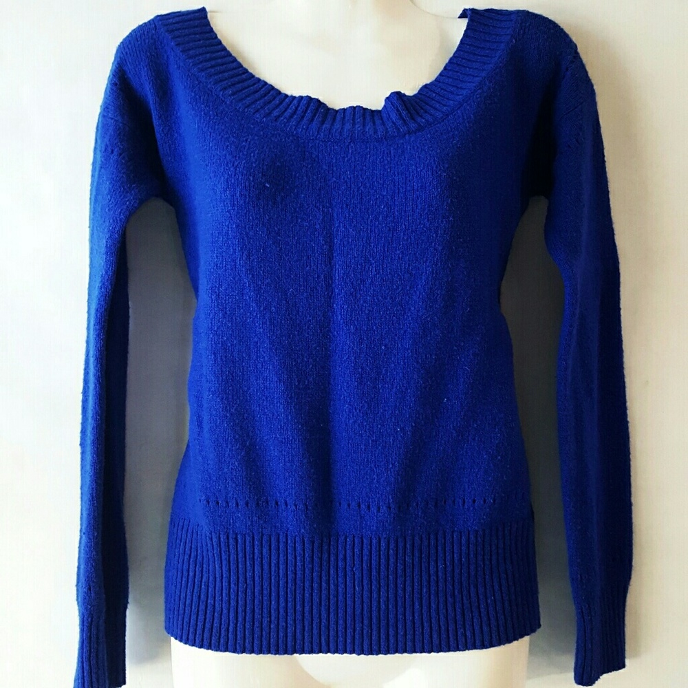 Cobalt blue sweater